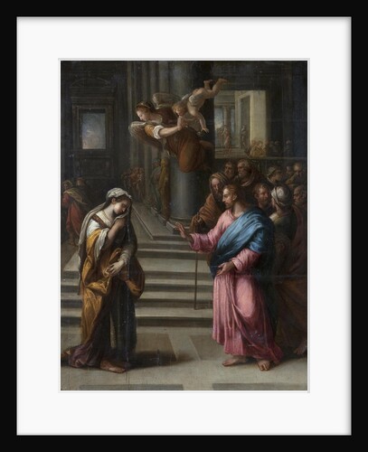 Christ and the Woman Taken in Adultery by Anonymous