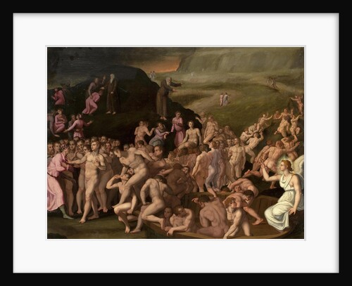 Dante and Vergilius on the Way to the Purgatory by Anonymous