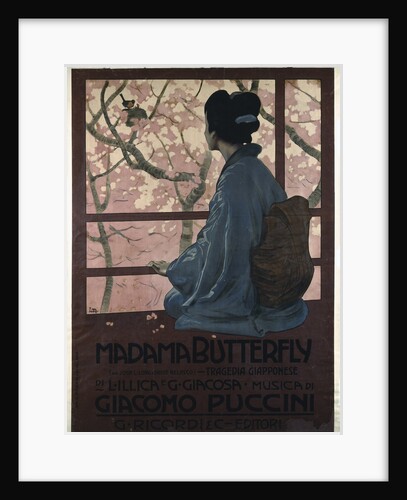 Poster for the Opera Madama Butterfly by G. Puccini by Anonymous