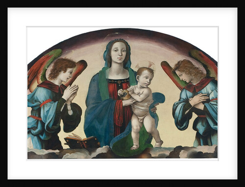Virgin and Child with Angels by Anonymous