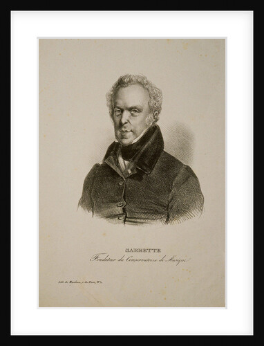 Portrait of Bernard Sarrette by Anonymous
