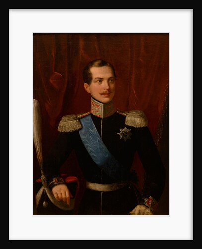 Portrait of the Crown prince Alexander Nikolayevich by Anonymous