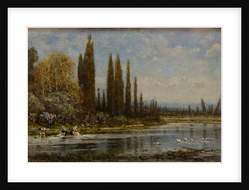 Washerwomen in Vichy by Anonymous