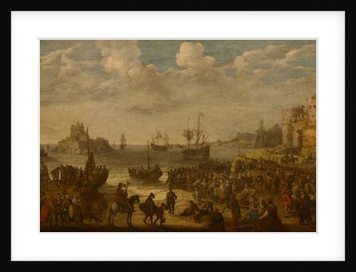Christ Preaching from a Ship on the Sea of Galilee by Anonymous