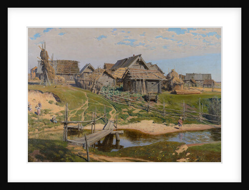 Russian Country Village by Anonymous