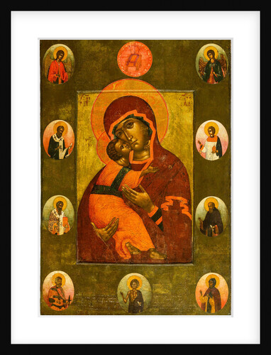 The Virgin of Vladimir with Selected Saints by Anonymous
