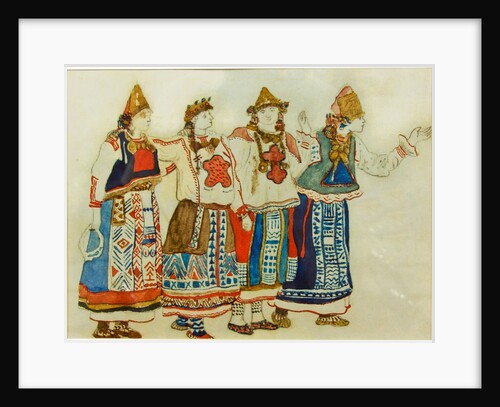 Costume design for the opera Snow Maiden by N. Rimsky-Korsakov by Anonymous