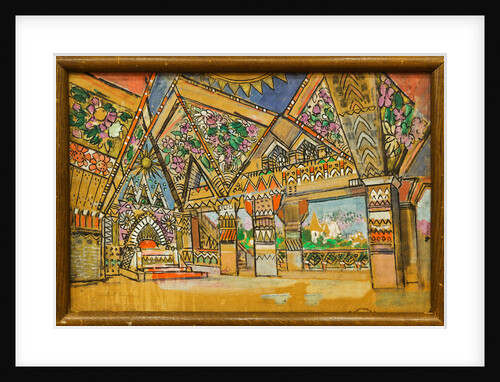 Stage design for the opera Snow Maiden by N. Rimsky-Korsakov by Anonymous