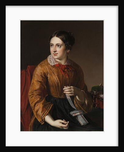 By a lace insert by Anonymous