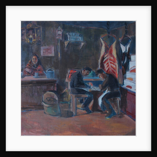 A butcher shop by Anonymous