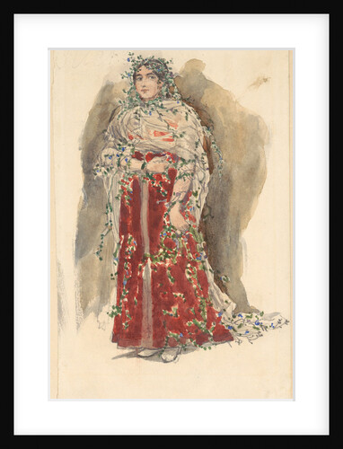 Spring. Costume design for the theatre play Snow Maiden by Alexander Ostrovsky by Anonymous