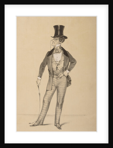 Khlestakov. Illustration for comedy The Government Inspector by N. Gogol by Anonymous