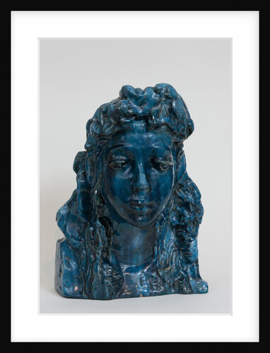Girls head with a garland by Anonymous