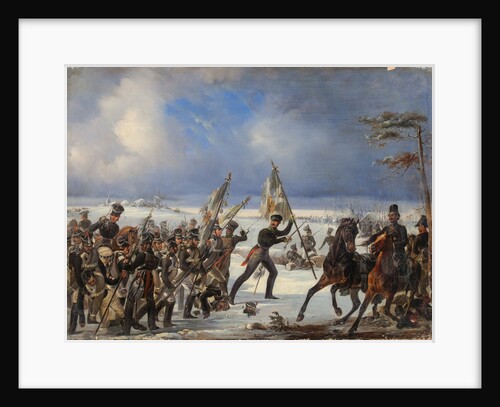 The Battle of Golymin on 26 December 1806 by Anonymous