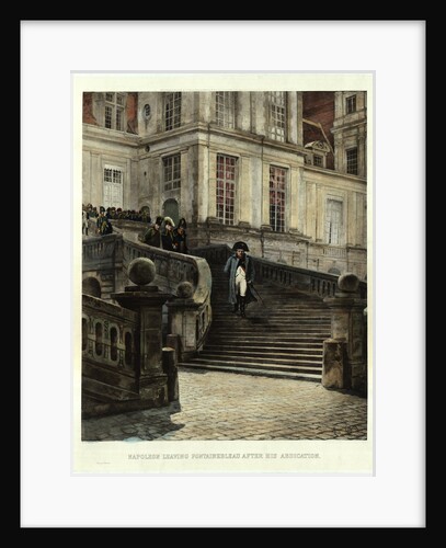 Napoleon Leaving Fontainebleau by Anonymous