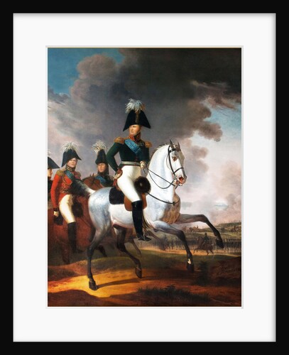 Equestrian Portrait of Emperor Alexander I by Anonymous
