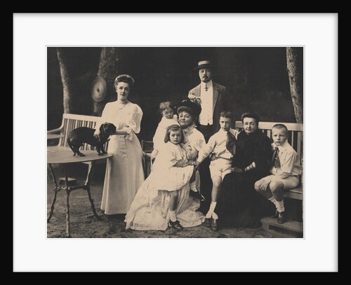 The Nabokov Family. Vladimir Dmitriewitsch, Elena Ivanovna, Maria Ferdinandovna with children by Anonymous