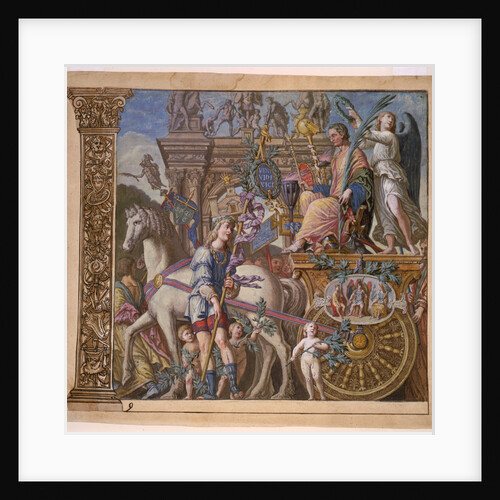 Veni, vidi, vici. Triunphus Caesaris (The triumph of Julius Caesar) by Anonymous