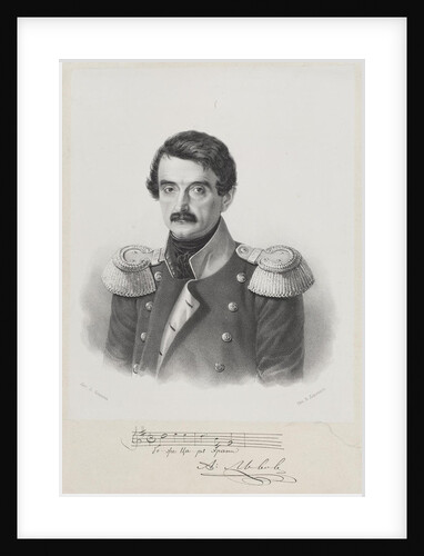 Portrait of the composer Alexis Lvov by Anonymous