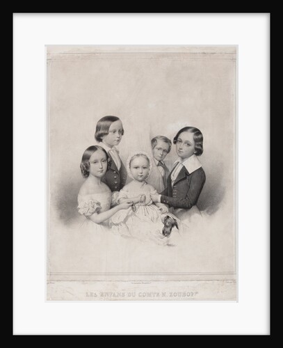 Children of Count Nikolay Alexandrovich Zubov by Anonymous