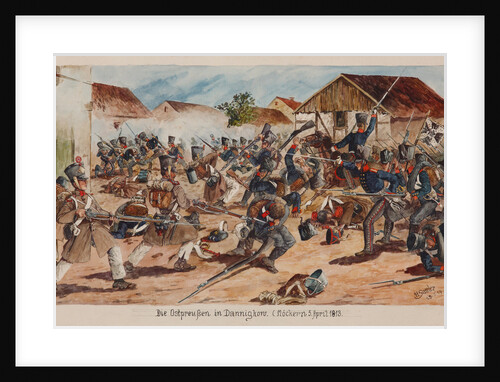 The Battle of Möckern on April 5, 1813 by Anonymous