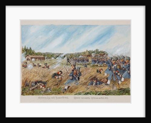 The Battle near Ostrovno on 25 July 1812 by Anonymous