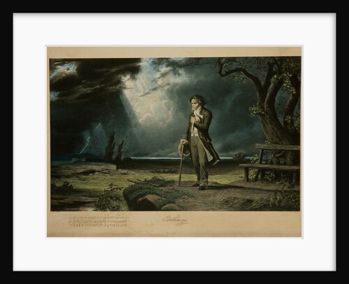 Ludwig van Beethoven by Anonymous