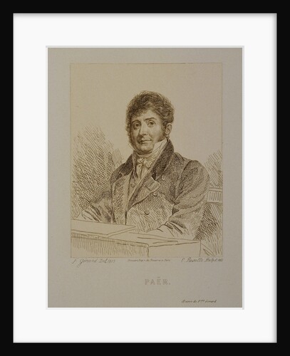 Portrait of the composer Ferdinando Paër by Anonymous