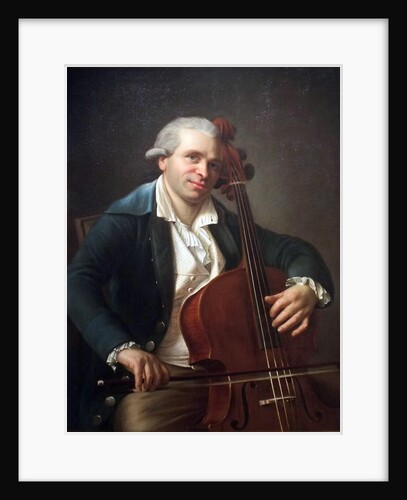 Portrait of the cellist and composer Jean-Louis Duport by Anonymous