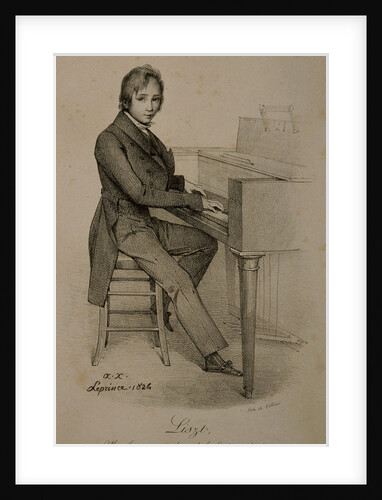 Portrait of the composer Franz Liszt by Anonymous