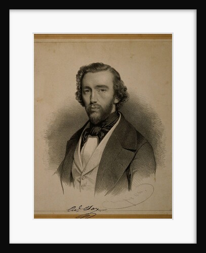 Portrait of Adolphe Sax by Anonymous