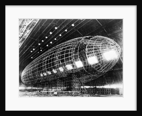 World's Largest Dirigible near completion, 1930s by Anonymous