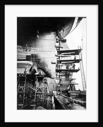 Rudder and screws of S.S. Imperator, c.1912 by Anonymous