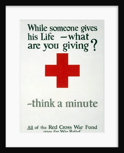 Fundraising Poster for the Red Cross, 1917 by Anonymous