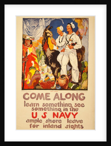 WW1 Recruitment Poster for the US Navy, 1919 by Anonymous