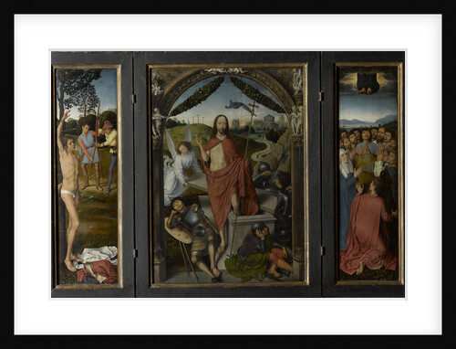 Triptych of The Resurrection by Anonymous