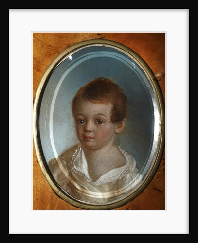 Portrait of the poet Alexander Sergeyevich Pushkin as child by Anonymous