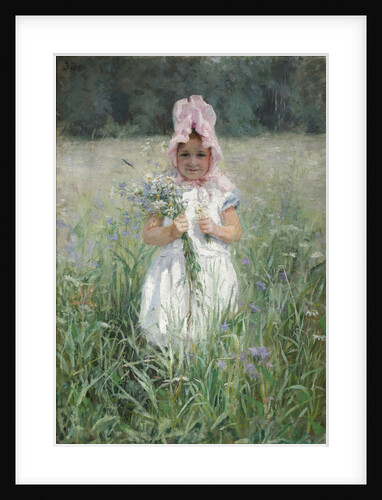 Portrait of the daughter of Vasily Polenov by Anonymous