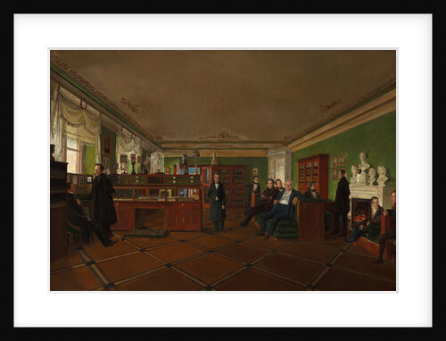 Saturday meeting by Vasily Zhukovsky by Anonymous