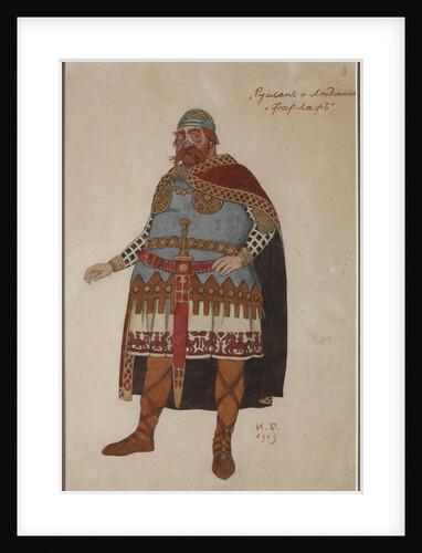 Costume design for the opera Ruslan and Lyudmila by M. Glinka by Anonymous