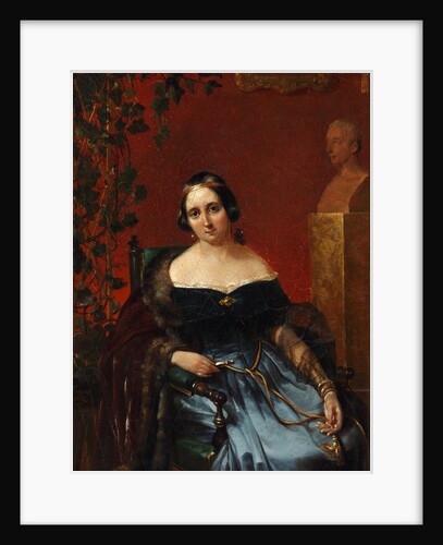 Portrait of Anna Alexeevna Andrault, née Olenina by Anonymous