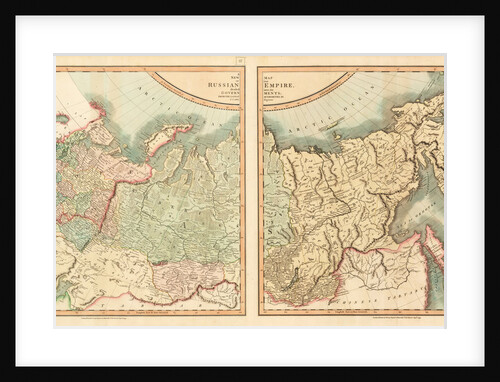 Map of the Russian Empire Divided into its Governments by Anonymous