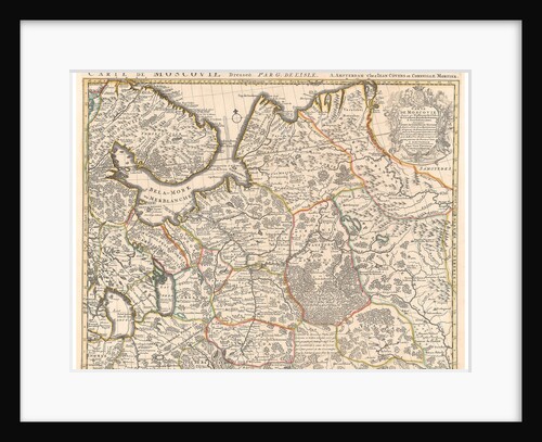 Map of Muscovy by Anonymous