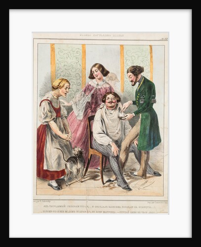 French barber in Russia by Anonymous