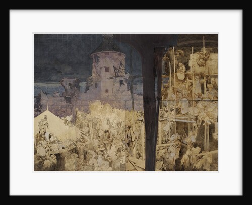Study for The Slav Epic. The Defense of Sziget by Nicholas Zrinsky by Anonymous