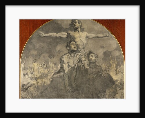 By force towards freedom, with love towards unity! Study for the mural at the Lord Mayors Hall, Pra by Anonymous