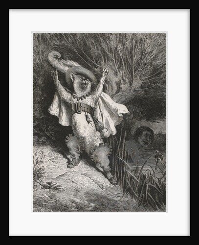 Illustration for Le Maître chat ou le chat botté by Charles Perrault by Anonymous