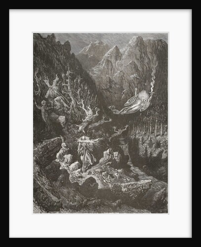Illustration for The Wandering Jew by Anonymous