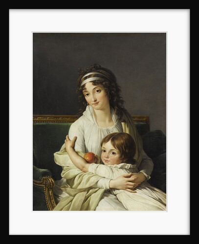 Portrait of Madame Boyer-Fonfrède with son by Anonymous