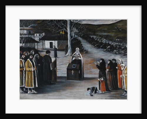 Divine Service in the Village by Anonymous